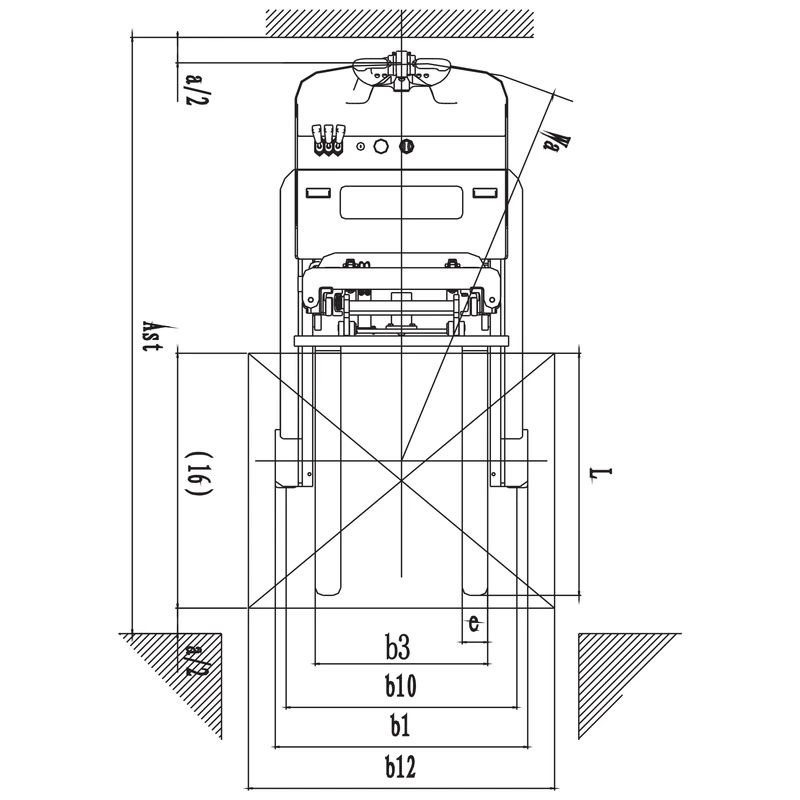 Električni paletni slagač EVVP12C/EVVP15C, visina dizanja do 5600 mm