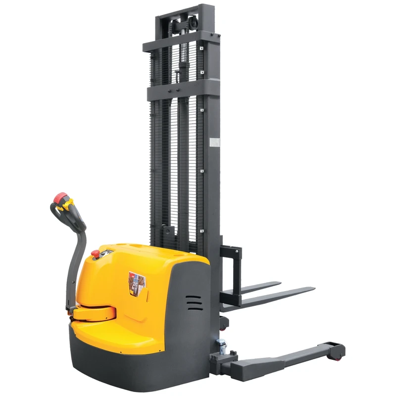 Potpuno električni paletni slagač sa pratećim rukovaocem i potpornim kracima (EVV10-PV/EVV12-PV/EVV15-PV) 1000–1500 kg, 1600–5600 mm